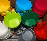 Hanging Plastic Cage Cup Multi Colour