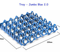 "30 Egg" Tray Blue Jumbo 2.0 Trays x 20