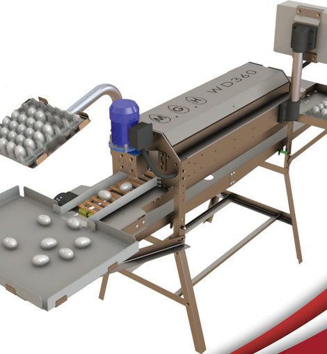 Egg wash machine, 4000 eph