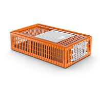 LARGE TWO DOOR POULTRY CRATE
