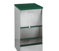 Galvanized Dog Feeder Medium