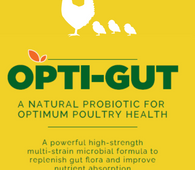 Opti-Gut Natural Probiotic for Poultry 200g bag