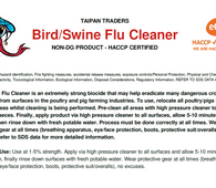 Taipan Bird/Swine Flu Cleaner 5ltr