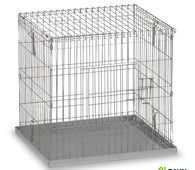 Pigeon Show Cage - Wire with solid floor