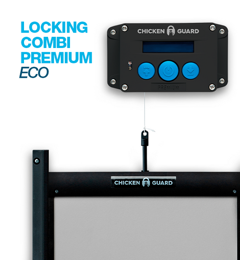 HD Chicken Guard Locking Combi Premium Eco Door Kit