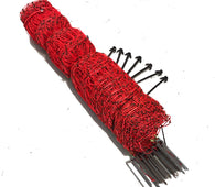 50m Super Electric Poultry Fence/Net **RED**